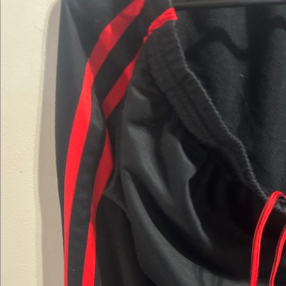 Tek Gear Black Joggers with Red Accents - Picture 4 of 9
